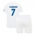 Billige Inter Milan Juan Cuadrado #7 Børnetøj Udebanetrøje til baby 2023-24 Kortærmet (+ korte bukser)